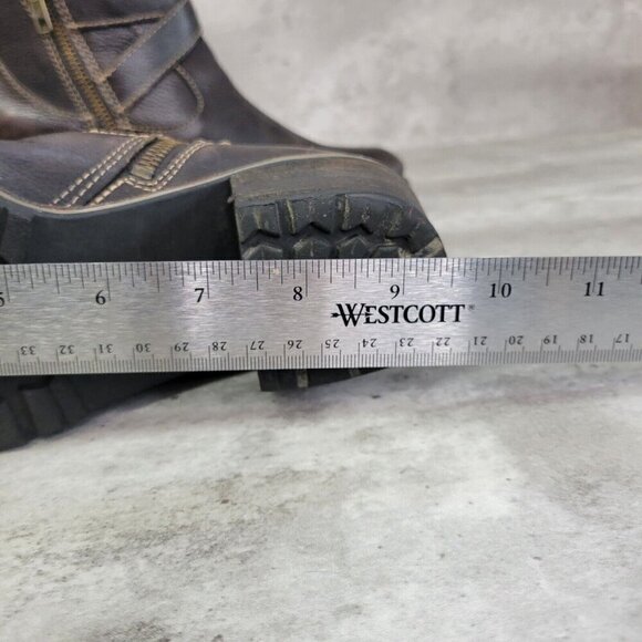 LL Bean Bootie Womens 6.5 Brown Double Buckle - Picture 9 of 13